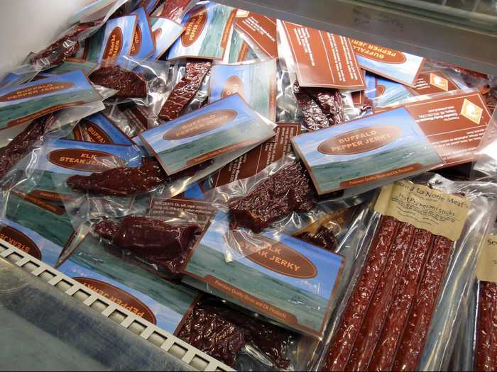 WYOMING: Buffalo jerky or “cowboy jerky” is a major draw in the Frontier State. The bold flavor and chewy texture separates this snack from its brethren.