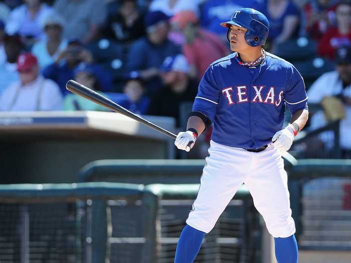 #15  Texas Rangers (18-17)