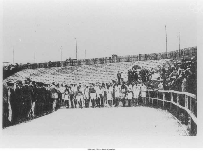 But the strangest event, by far, was the marathon, which began in the photo below.