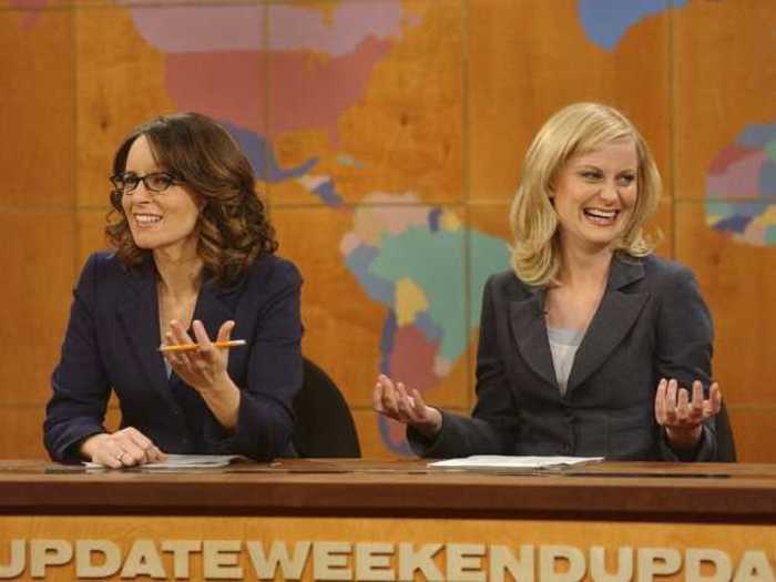 18. These two-time Golden Globes hosts became the first all-female team to host "Weekend Update."