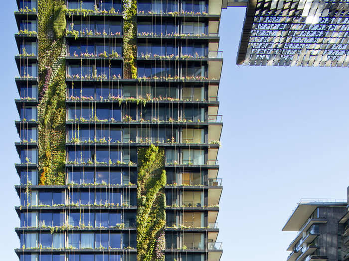 #5 ONE CENTRAL PARK EAST — With vertical gardens on each floor of this Sydney, Australia building, One Central Park