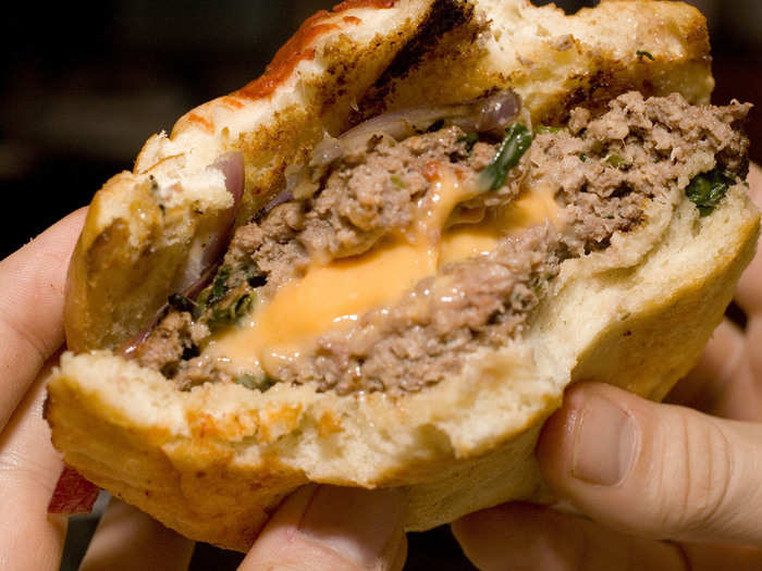 MINNESOTA: The Jucy Lucy (or Juicy Lucy, depending on where you order it), a burger that