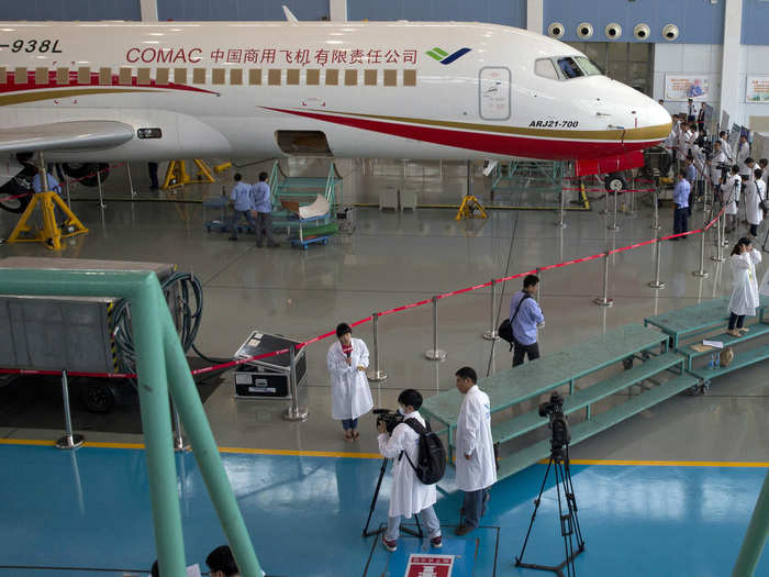 The jet is expected to be produced in Comac