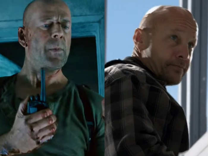 Stuart F. Wilson has done stunts for Bruce Willis in many of his films such as "Live Free or Die Hard" and "Looper." He