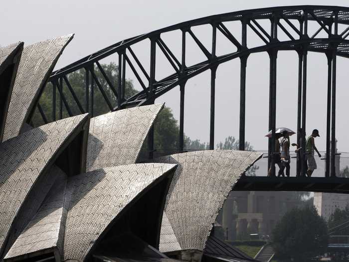 SYDNEY: And they have a replica of the Sydney Harbour Bridge and Sydney Opera House in Beijing.