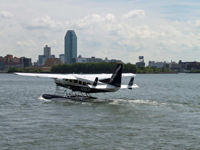 Taking off from the water was surprisingly smooth. We taxied out from the pier, turned south, and were in the air in minutes.