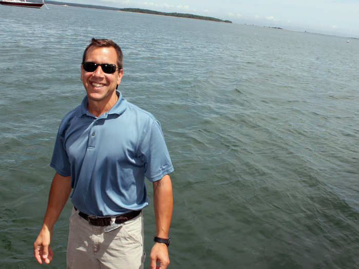 The seaplane landing was quick and smooth. In no time, we were floating in the marina and tying up to a buoy. That