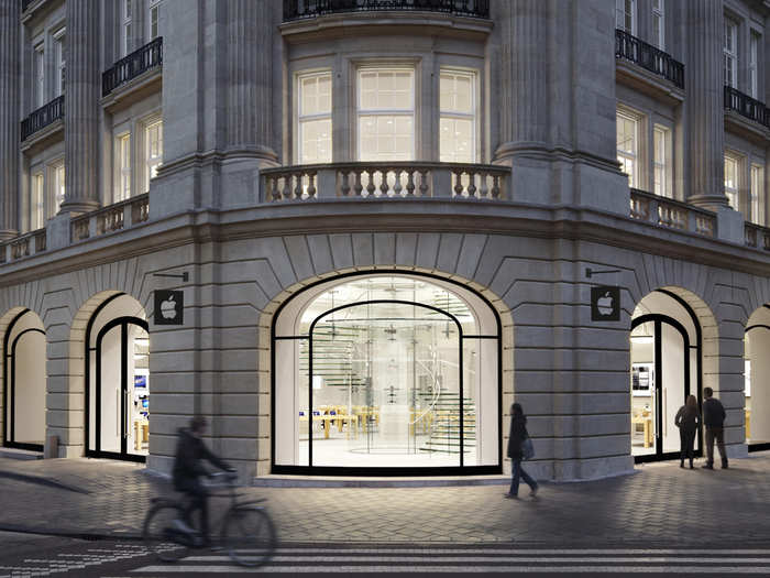 In 2012, Apple opened a store in another historic European location: the Hirsch Building in Amsterdam