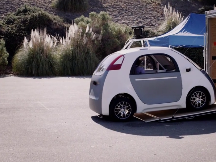 The cars are so tiny that they can fit inside a standard trailer.