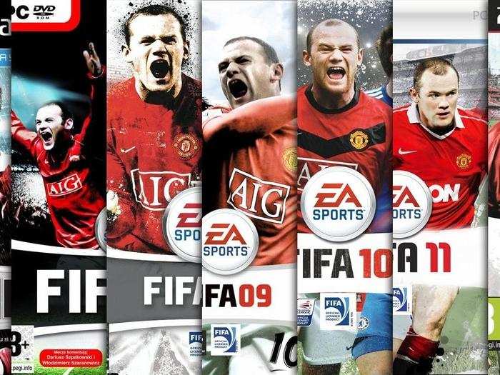 And was on the cover of EA Sports FIFA soccer video game franchise seven times, a streak that ended in 2013.