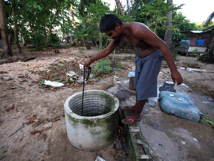 As sea levels have risen, wells have become inundated with salt water, threatening the supply of fresh water.