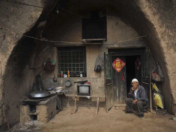 Over 30 million people in China live in caves, that