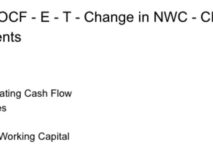 Free Cash Flow to Firm (FCFF): Measures firm