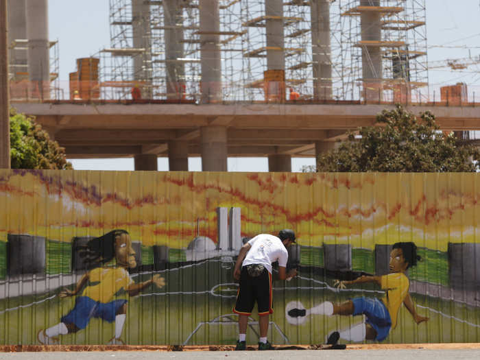 Rio Has Been Overtaken By This Incredible World Cup-Inspired Street Art