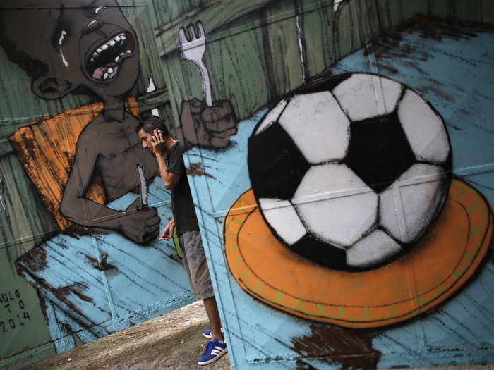 Rio Has Been Overtaken By This Incredible World Cup-Inspired Street Art