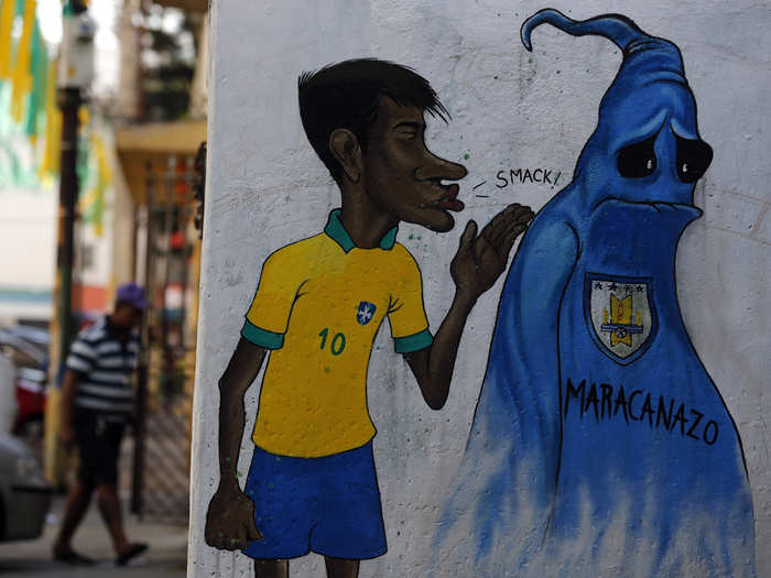 Rio Has Been Overtaken By This Incredible World Cup-Inspired Street Art