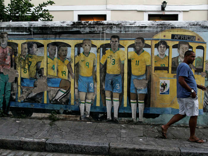 Rio Has Been Overtaken By This Incredible World Cup-Inspired Street Art