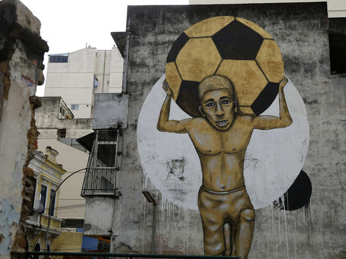 Rio Has Been Overtaken By This Incredible World Cup-Inspired Street Art