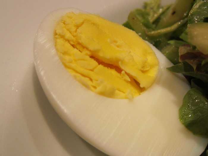 Hard-boiled egg