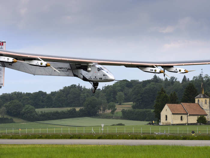 The current aircraft is the successor to the Solar Impulse 1, which flew non-stop across America last year in 45 days.