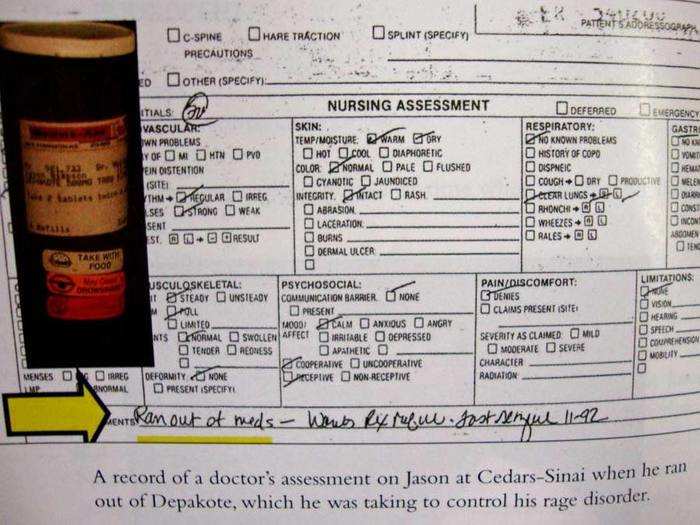 In January 1994, six months before the killings, Jason went to the emergency room because he heard voices of people who weren