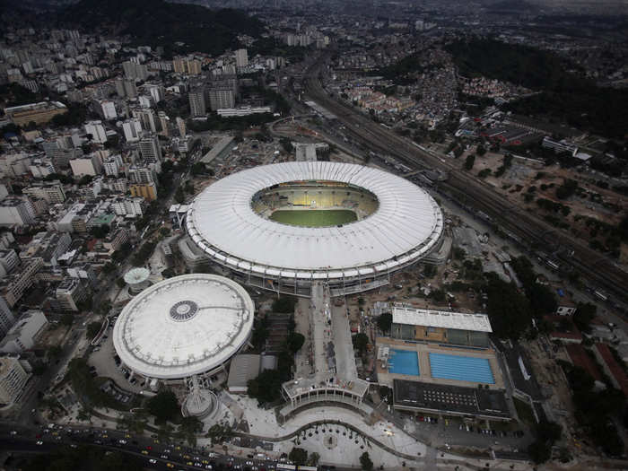 The historic stadium once held nearly 200,000 people. After a $536-million renovation, the capacity is now 78,000.