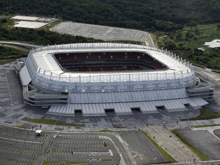 On the other end of the spectrum, the newly built Arena Pernambuco in Recife is the ugliest arena.