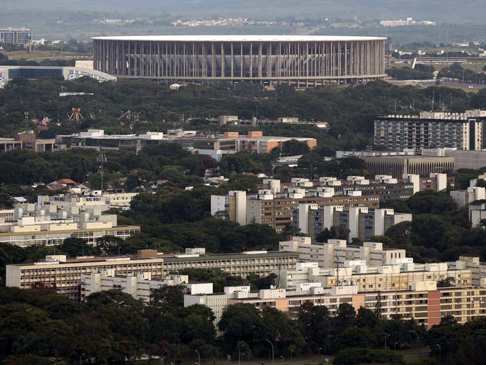 The Estadio National was finished last summer, and hosted some Confederation Cup games.