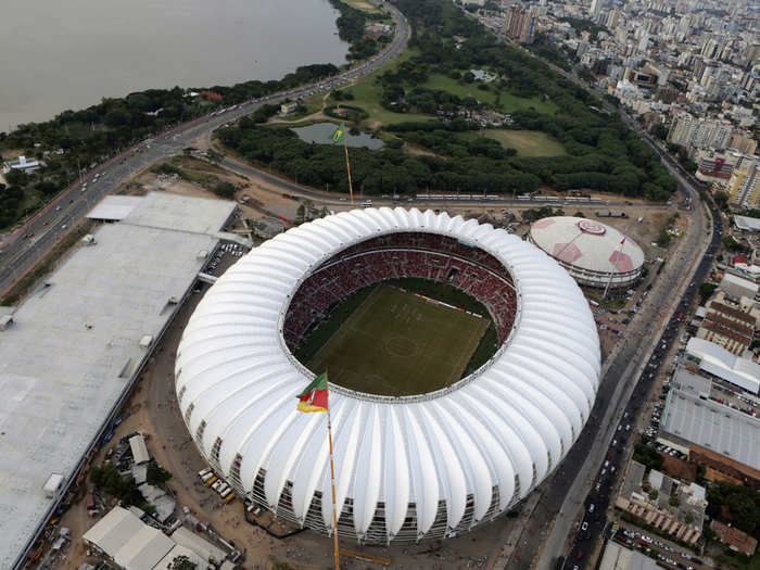 The last of the 12 arenas, the Beira Rio in Porto Alegre, is another historic site.