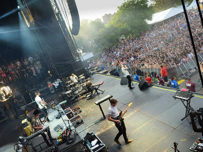 Foster The People put on an exciting performance on Sunday. They even got some help from Capital Cities