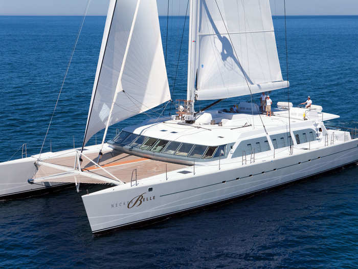 Branson also owns a luxury catamaran called the 
