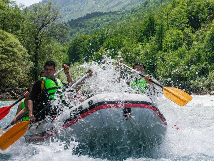 Go whitewater rafting.