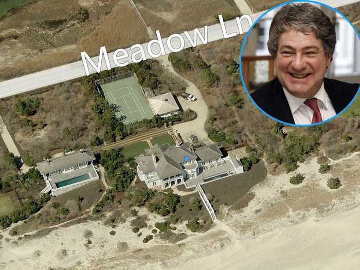 American businessman and founder of Apollo Global Management Leon Black owns this grandiose four-lot compound valued at $42.8 million.