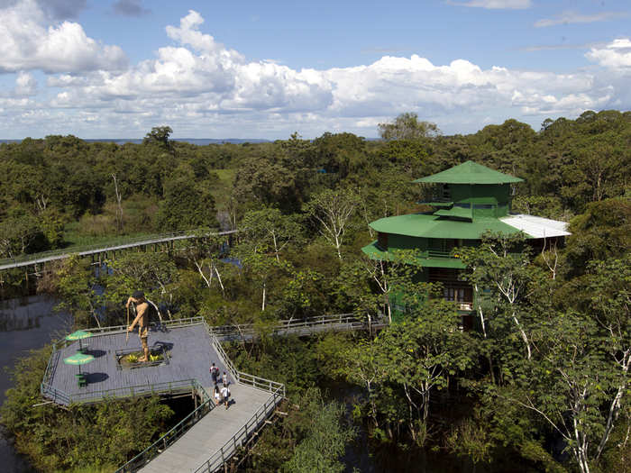 The Ariau hotel in the jungle outside Manaus is a center of ecotourism.