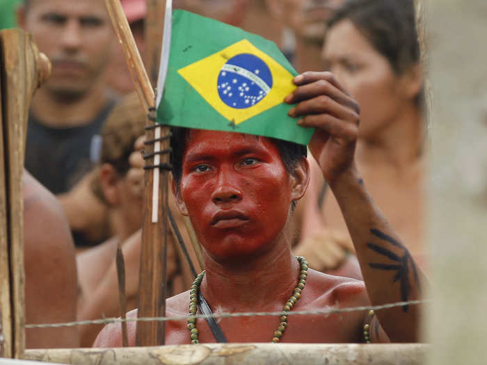 In 2013, police evicted 5,000 Amazon Indians from an area of rainforest near the city, drawing protests.