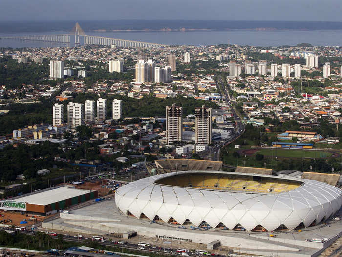 Manaus from above. It