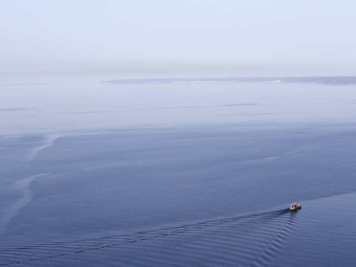 The Rio Negro, one of the Amazon