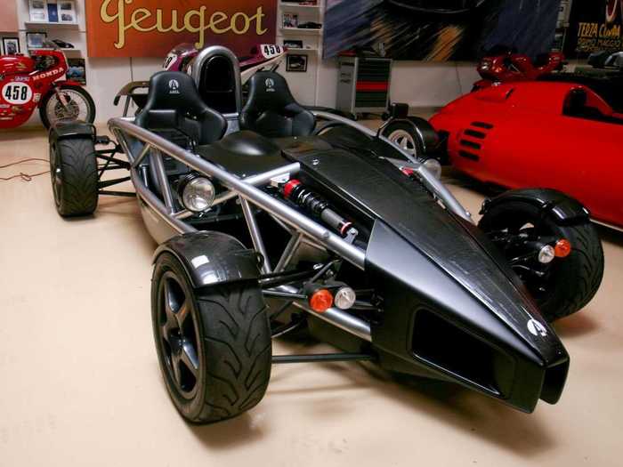 The groundbreaking Ariel Atom is a super minimalist track car that, like the older Rocket, can provide supercar performance in a tiny package.