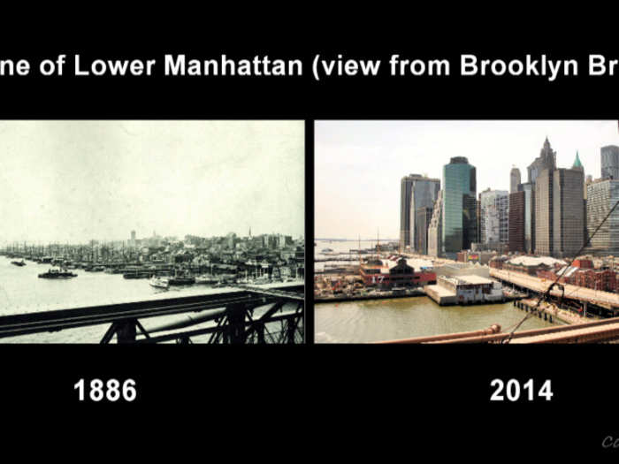 Side-By-Side Photos Show The Evolution Of New York City