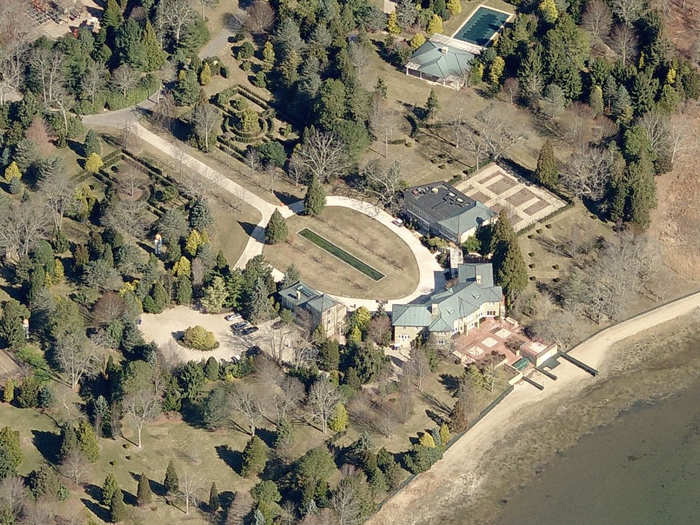 NOW: Cosmetics tycoon Ron Perelman purchased the estate, also known as "The Creeks," for $12.5 million in 1990.