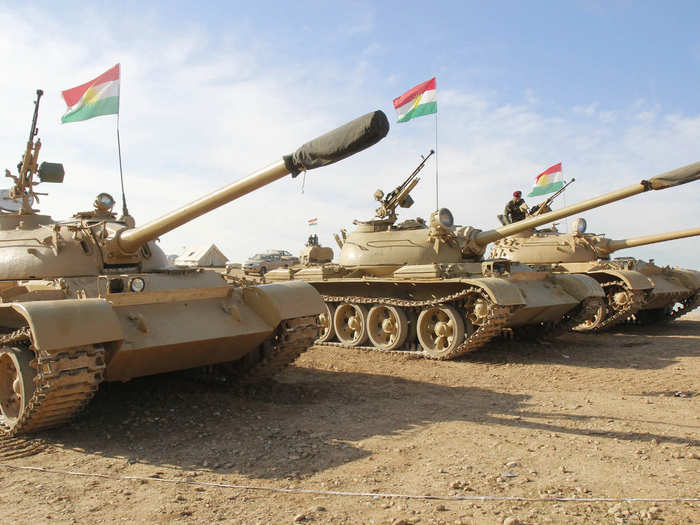 The Peshmerga are incredibly well equipped, and have received funding and weapons from both the U.S. and Russia.