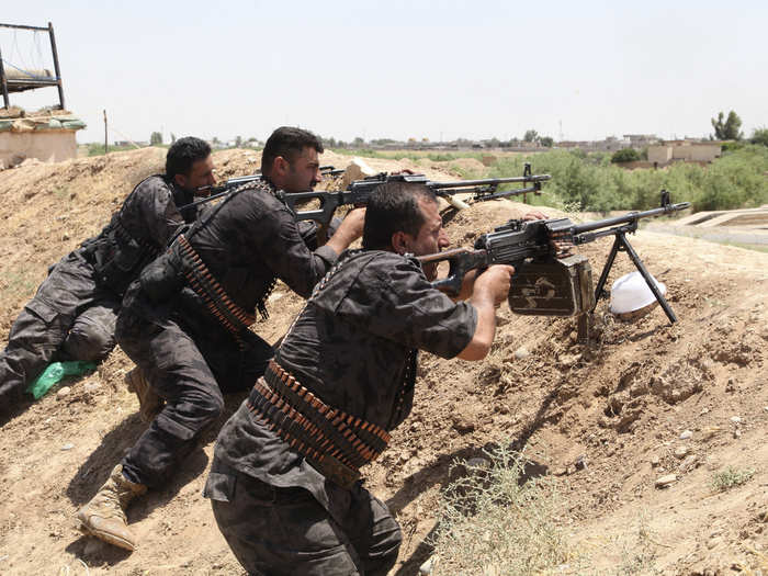 So far, the Peshmerga have fought against ISIS outside of Mosul and Kirkuk.