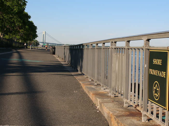 The nearby Shore Promenade is a runner