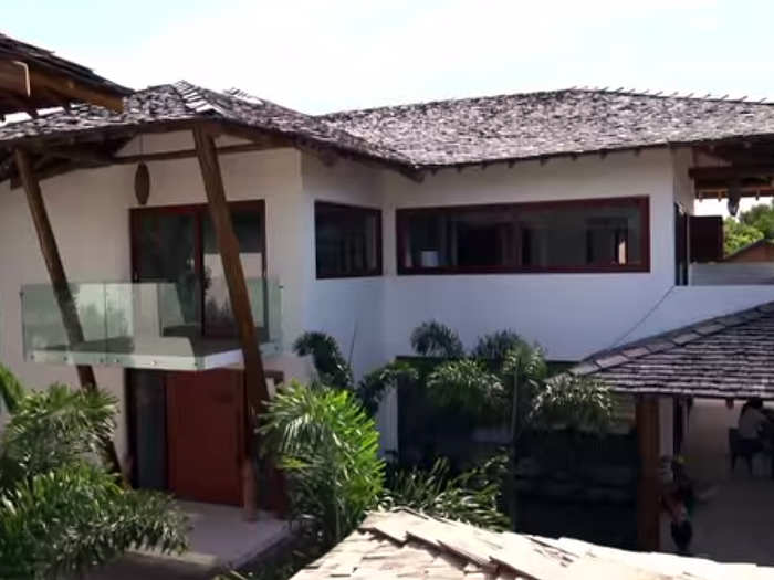 Each villa has a balcony.