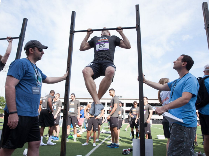 Max Osbon of Osbon Capital did 19 pull-ups.