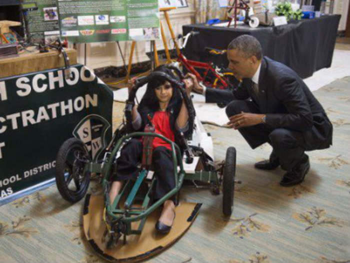 Deidre Carrillo built an electric car, which earned first place in a national competition.