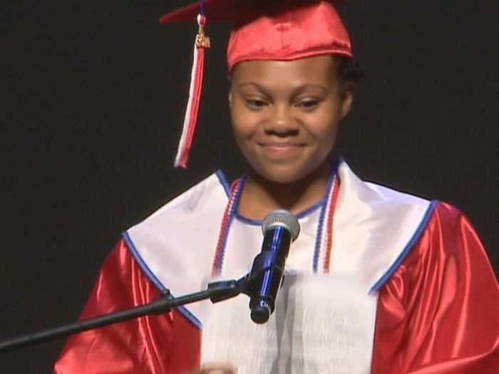 Rashema Melson was homeless when she was named valedictorian and received a full scholarship to college.