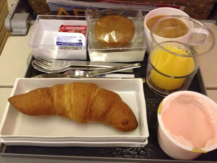 I knew the service was exceptional after I slept through breakfast and got up to walk around the plane. Just as I was about to ask a flight attendant about breakfast, he asked me if I would like to eat something, and then said "I know where you