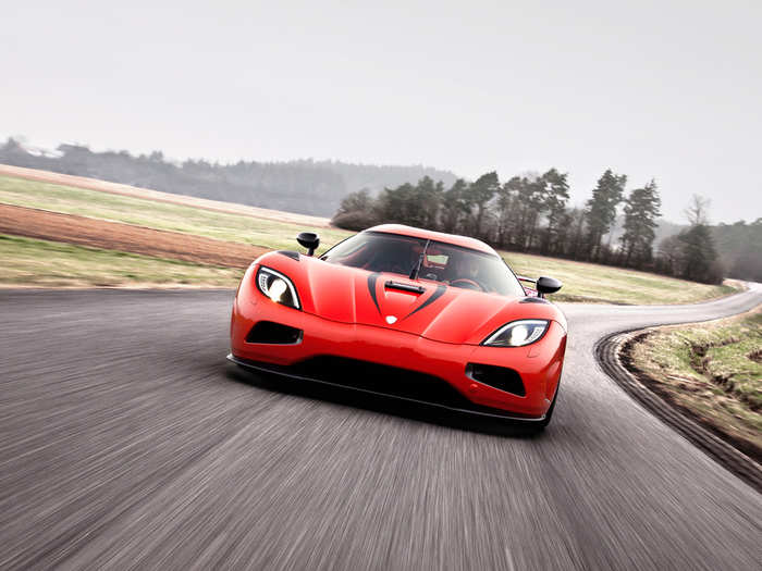 3. Koenigsegg Agera R - 260 MPH: The Agera R is the latest offering from the speed merchants at Sweden