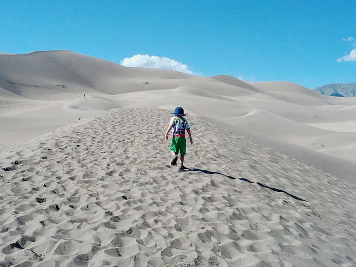 COLORADO: Visit the tallest dunes in North America at the Great Sand Dunes National Park. You can hike through the park, cool off in Medano Creek, and even go sand sledding.